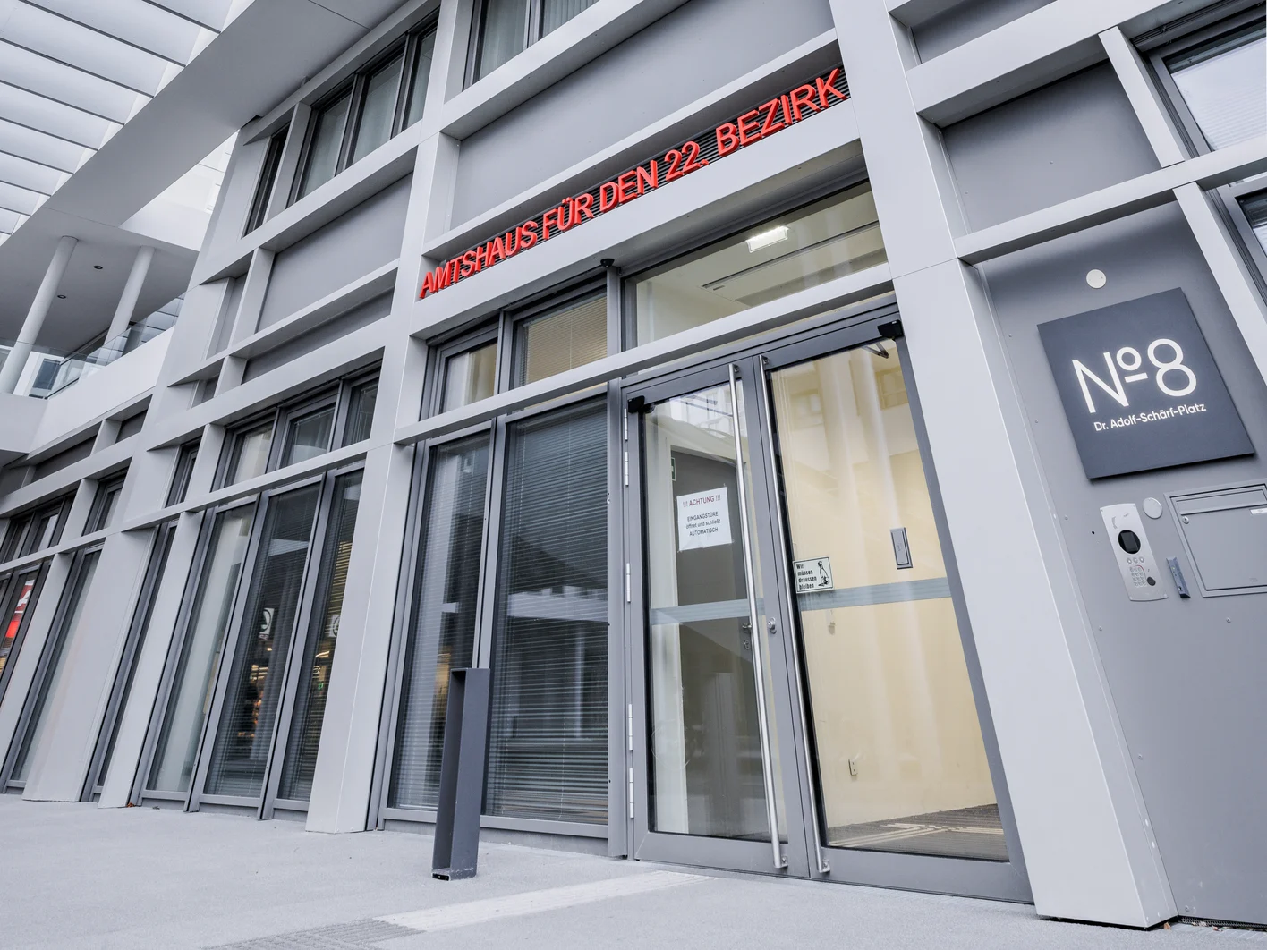 Neues Bezirksamt Donaustadt im Stadtviertel VIENNA TWENTYTWO, Knauf Referenzobjekt