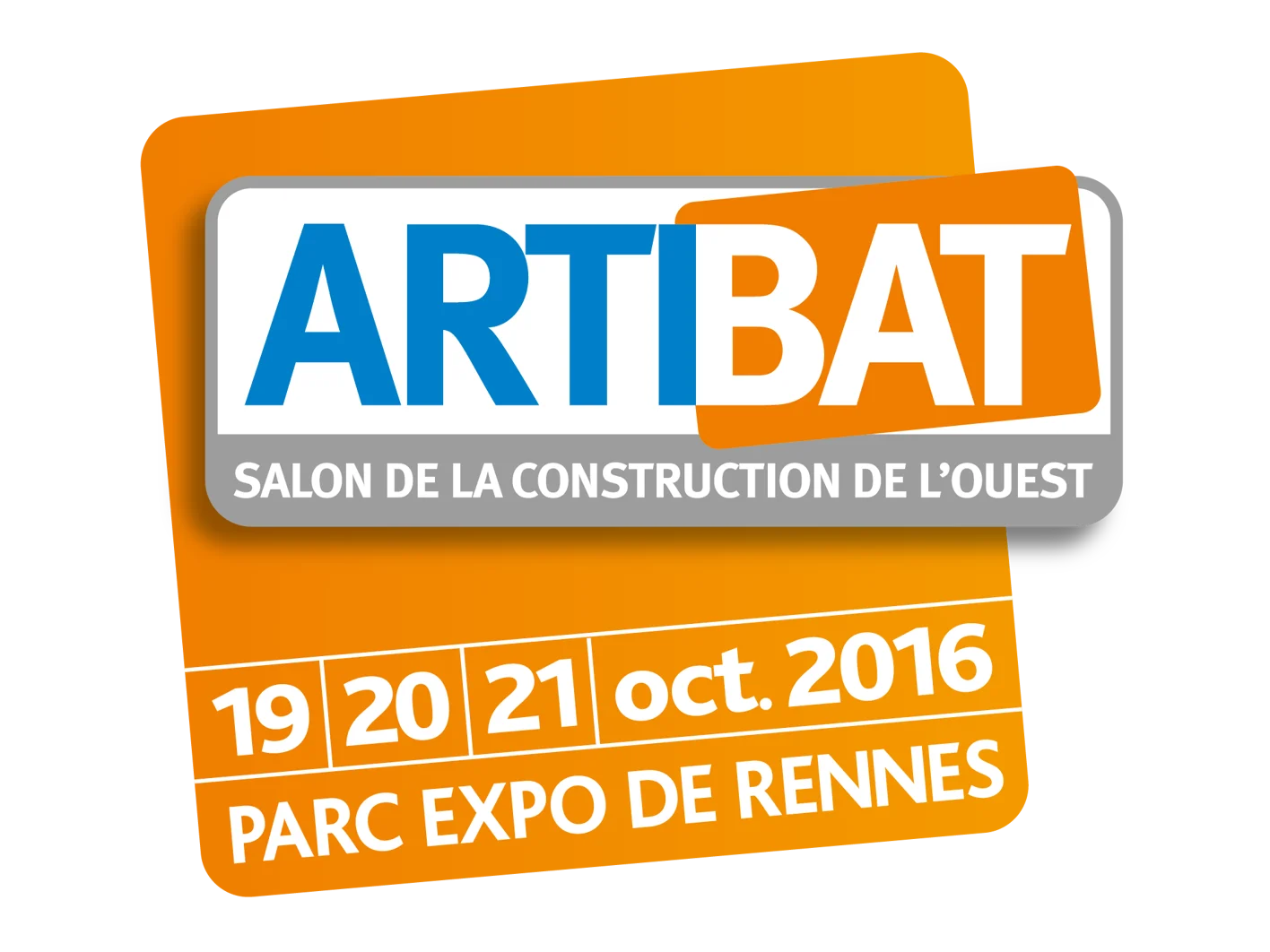 Artibat logo Salon de la construction de l'ouest Rennes 2016 octobre