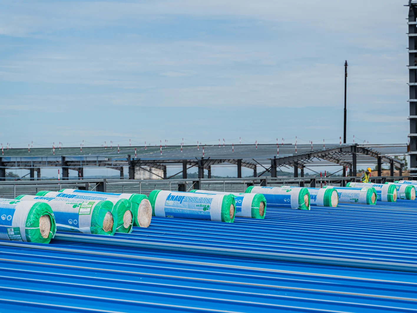Solar Plant Metal Roofing Roll 