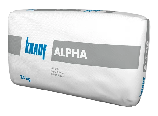 Knauf - Knauf ALPHA - plâtre Alpha