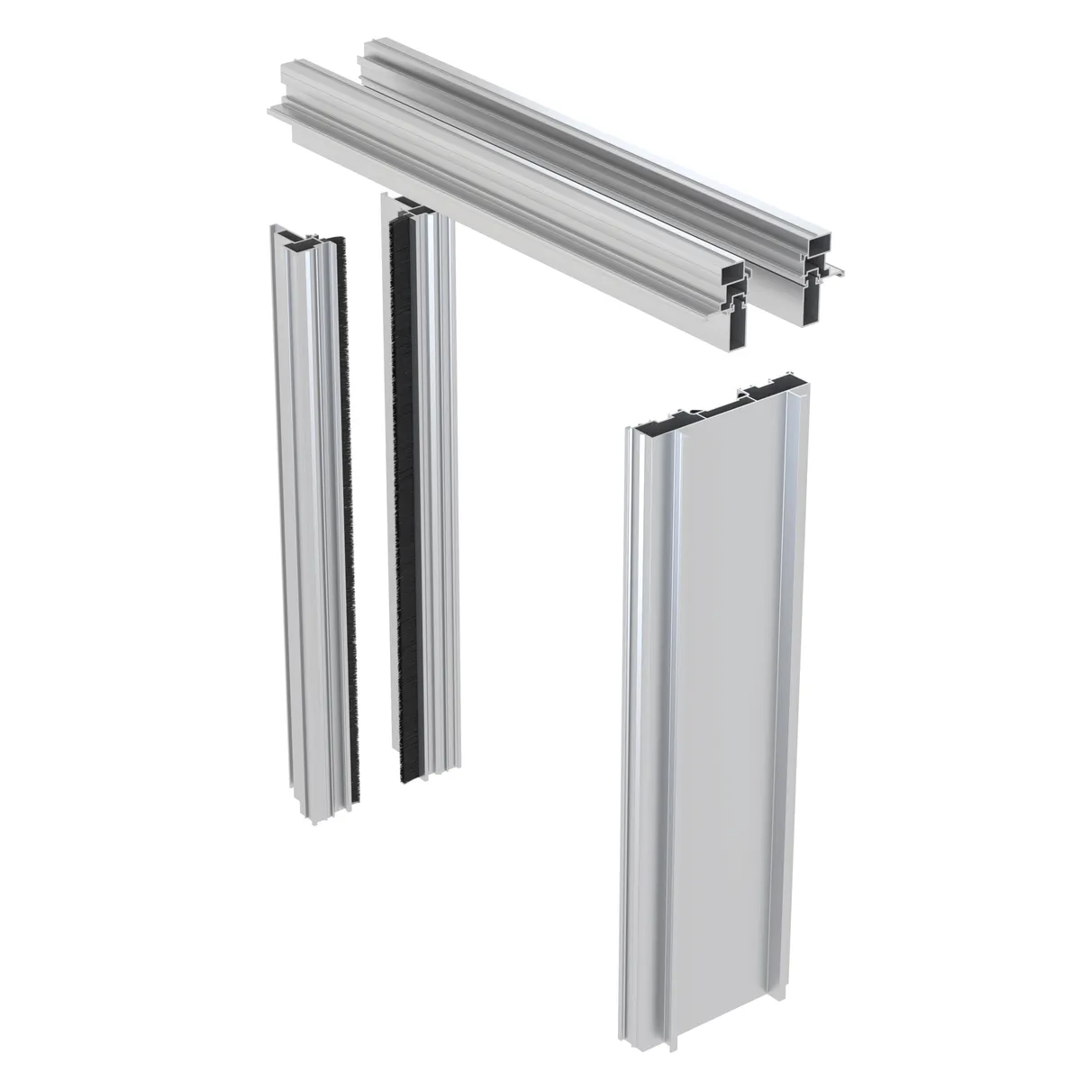 Knauf - Chambranle de finition Pocket Kit Easy - h < 2235 mm /  610 mm < l <985mm - Pocket Kit Easy - Chambranle de finition pour portes en bois