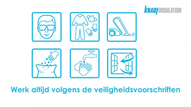 Animatie spouwmuur isoleren met glaswol