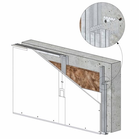 contre cloison knauf hydroproof parement double