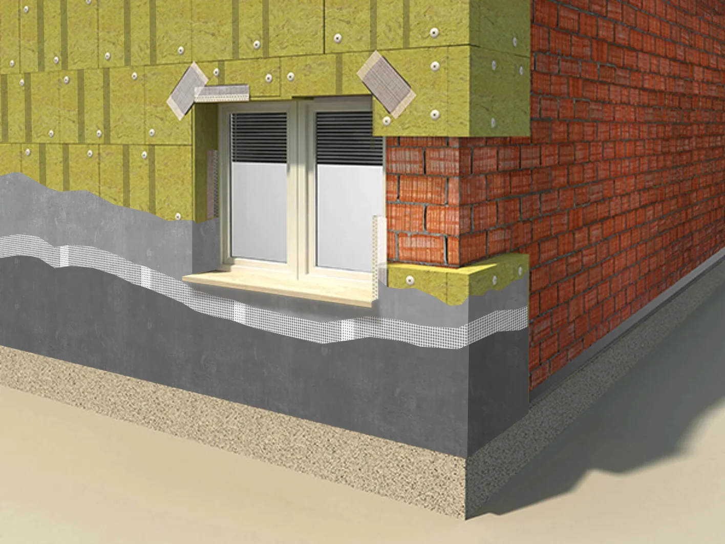 8 steps guide for mineral wool facade