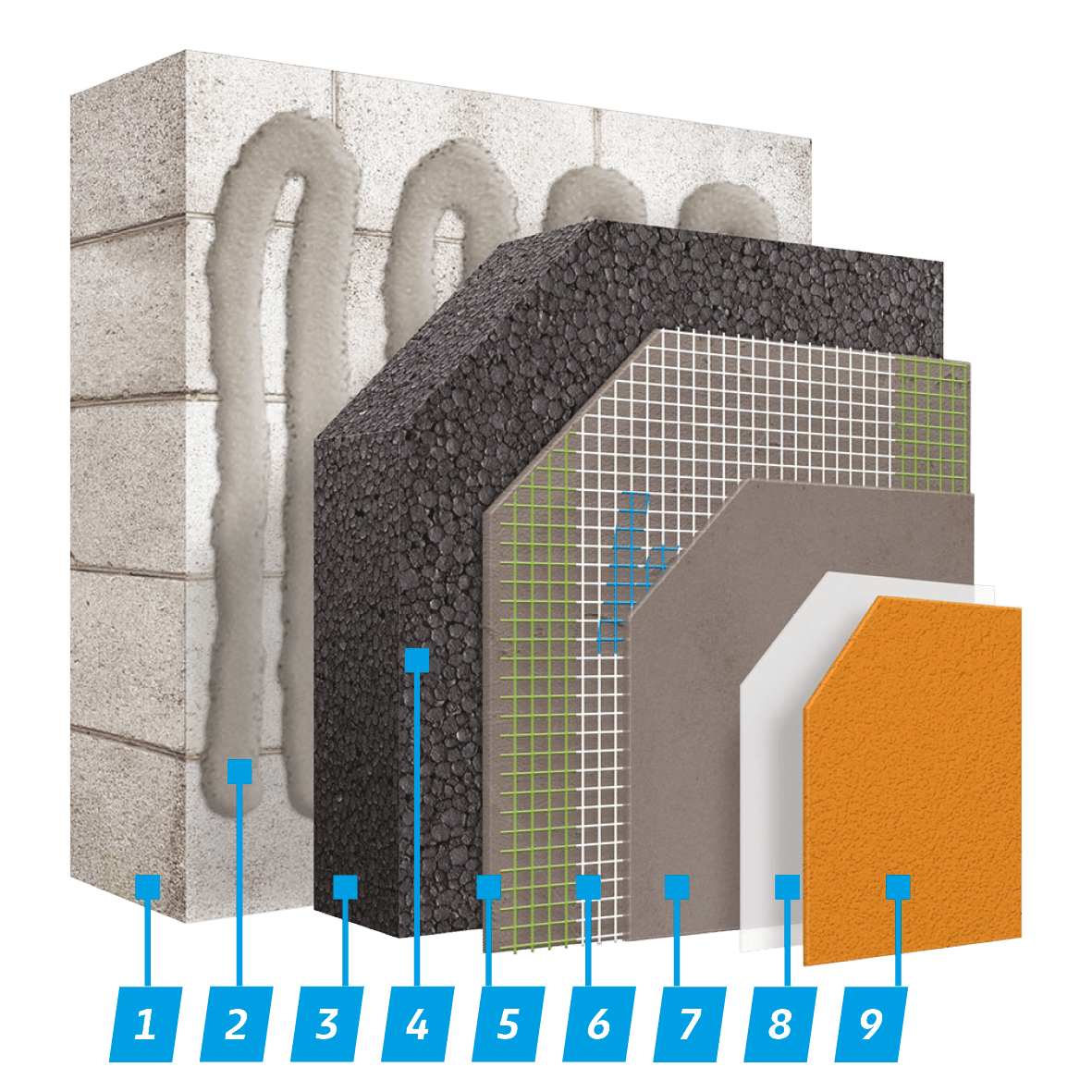 Schéma - KOMFORT-WALL - GRAPHITE