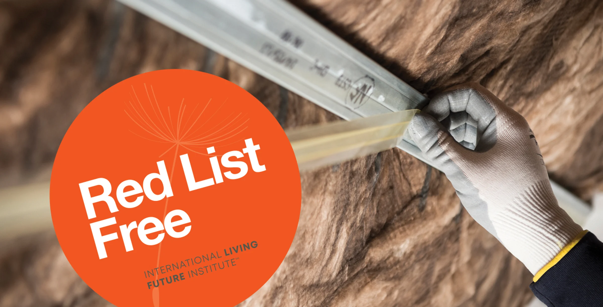 Installation with Red List Free Sticker