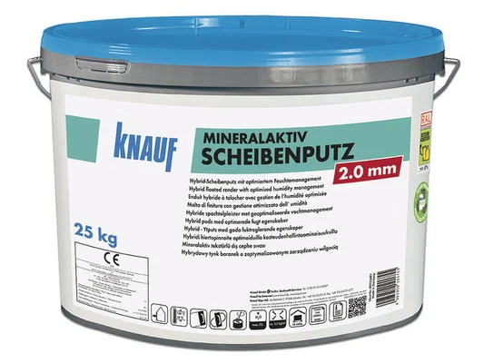 Knauf - MineralAktiv Scheibenputz 2,0 - MineralAktiv Scheibenputz 2,0