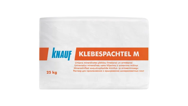 Knauf - Klebespachtel M - Klebespachtel M - Klijavimo ir armavimo mišinys mineralinei vatai