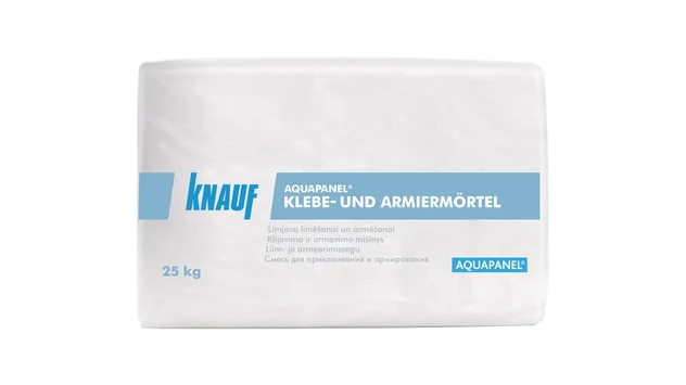 Knauf - Aquapanel® Klebe und Armiermörtel - AQUAPANEL® Klebe und Armiermörtel - Cementinis armavimo ir klijavimo mišinys