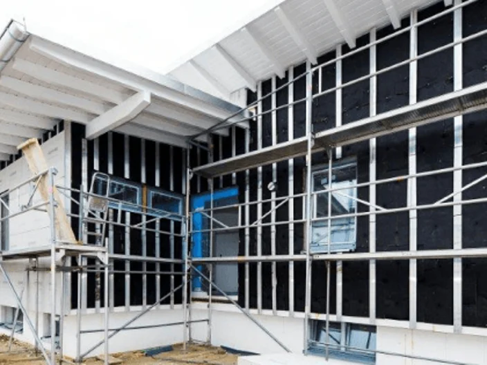 Fassade VHF Baustelle