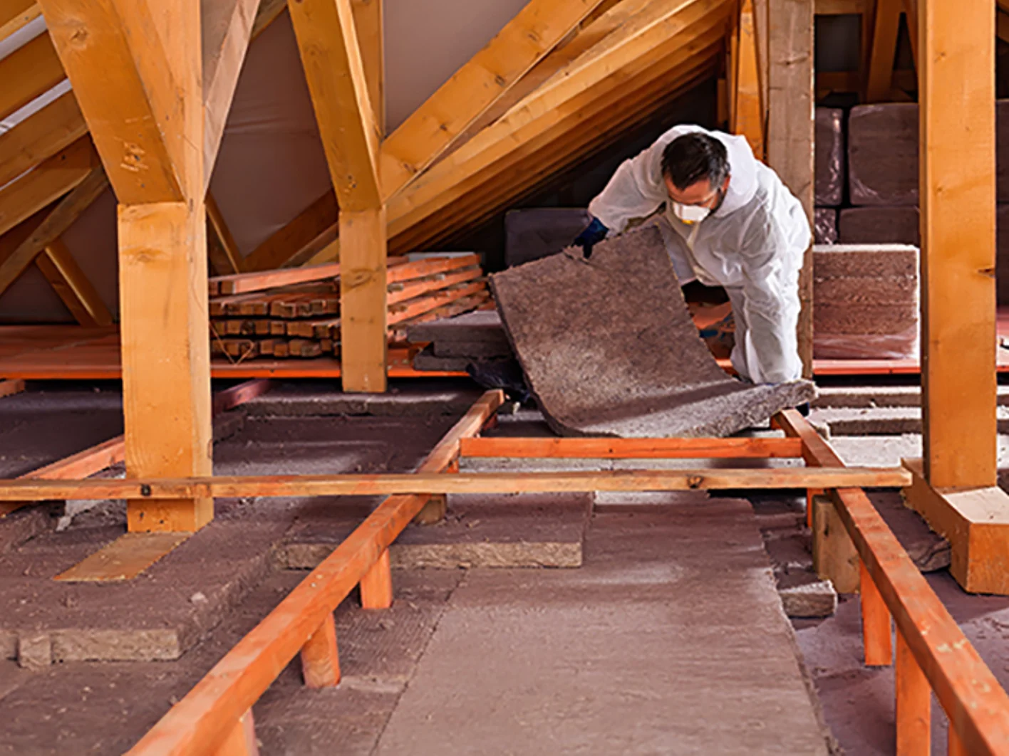 Insulation of non used attic