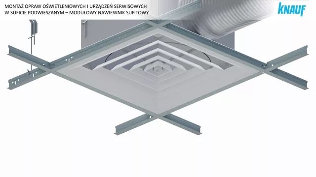 Service Integration - Ceiling diffuser - Installation video (Polish)