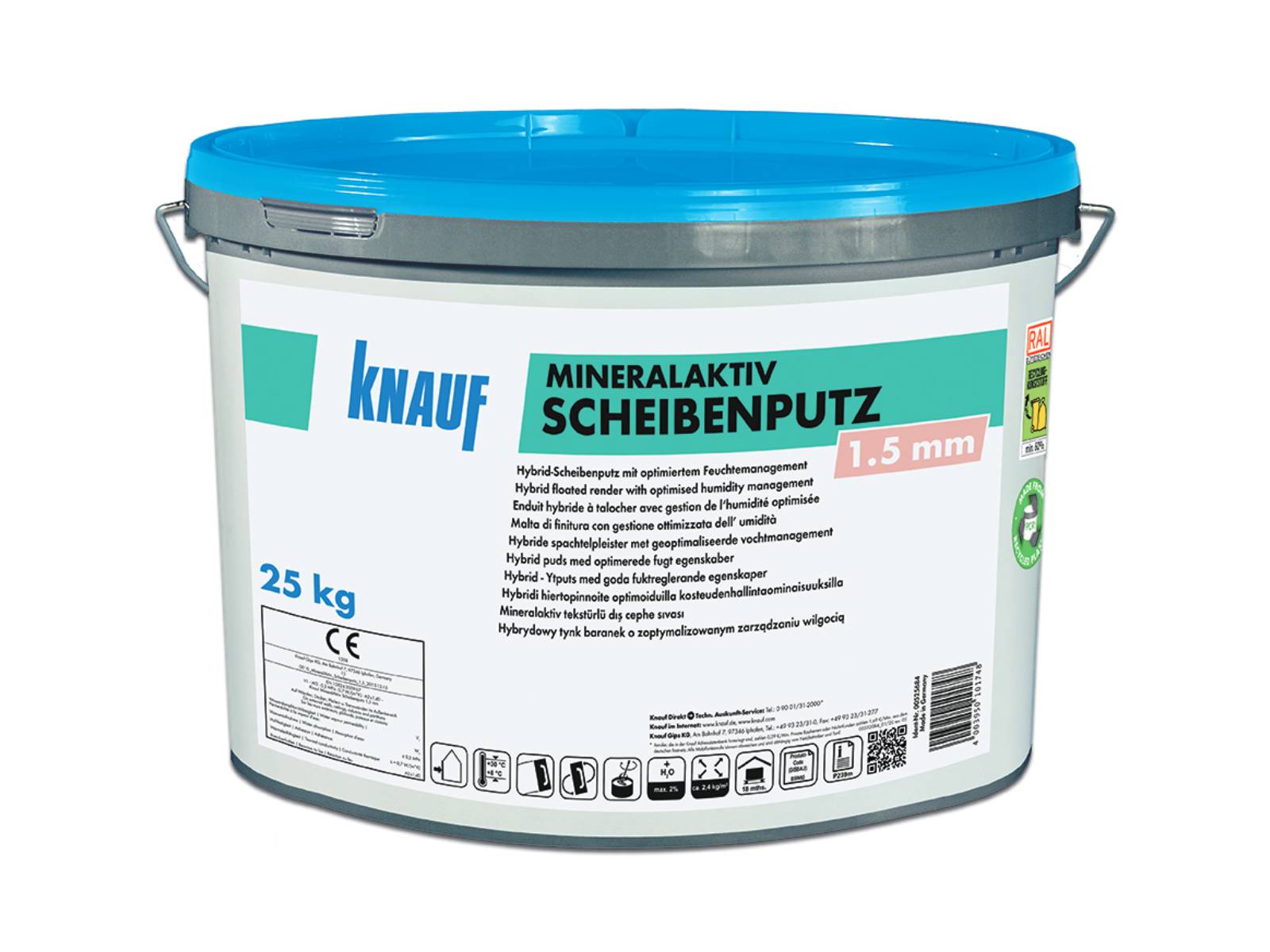 Mineralaktiv Scheibenputz