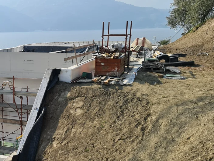 Villa sul lago di Iseo Cantiere 6