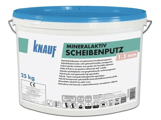 Knauf - MineralAktiv Scheibenputz 1,5 - MineralAktiv Scheibenputz 1,5