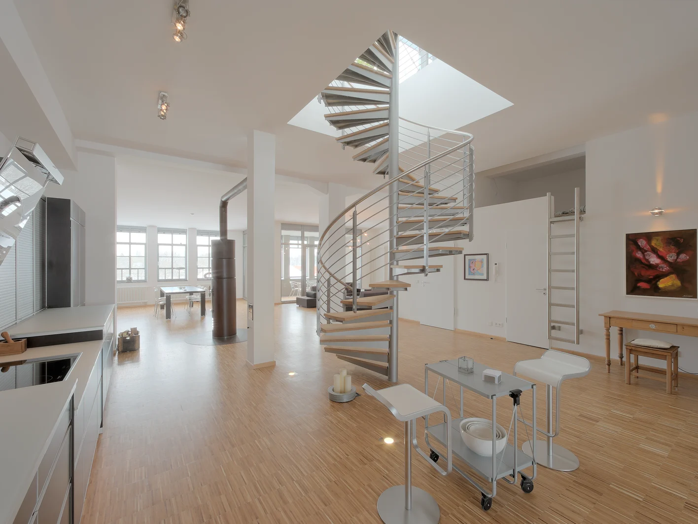 Wohnungssanierung - saniertes Loft