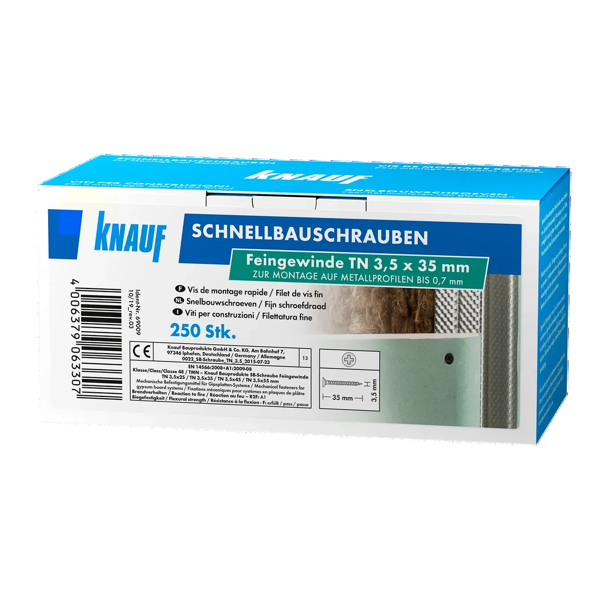 Knauf - Schnellbauschraube TN Feingewinde - 4006379063307_Schnellbauschraube-TN-Feingewinde_front_35mm_250St.tif