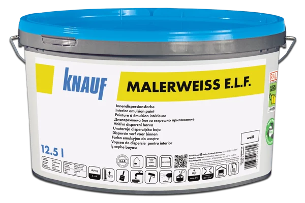 Knauf - Malerweiss E.L.F. - Malerweiss ELF 12,5L