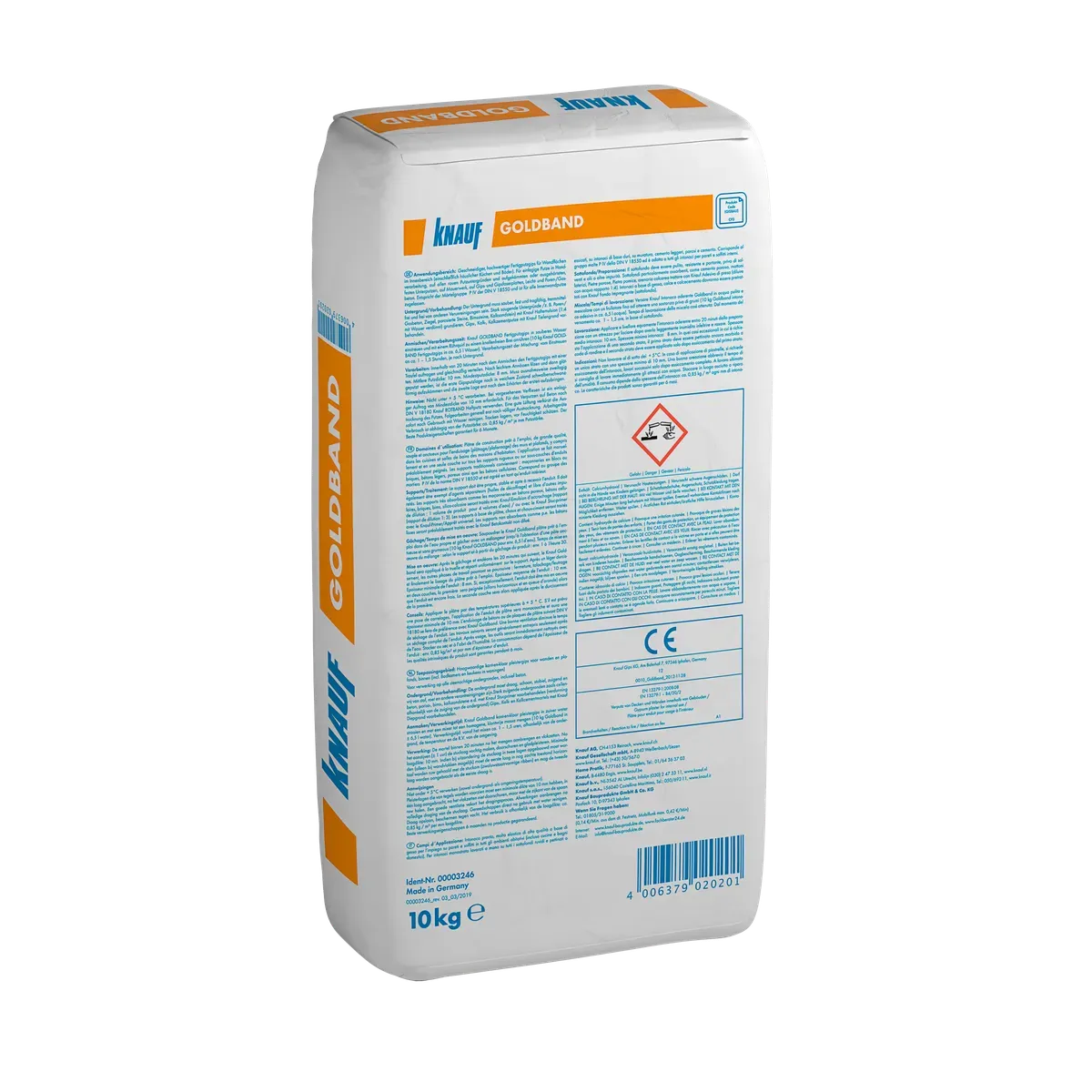 Knauf - Goldband - 4006379020201_Goldband_back_10kg