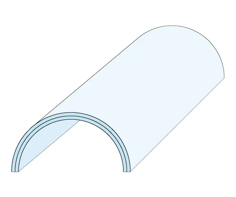 Knauf - Rundbogenelement 180° - Rundbogen 180Grad