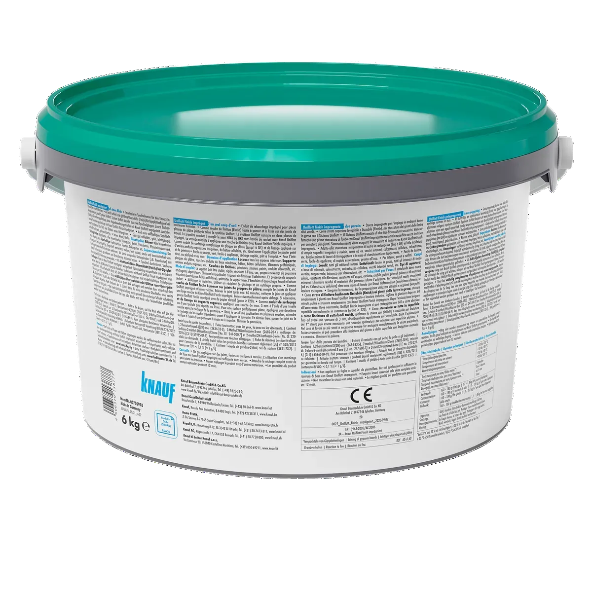 Knauf - Uniflott Finish imprägniert - 4006379138777_Uniflott-Finish-Impraegniert_back_6kg