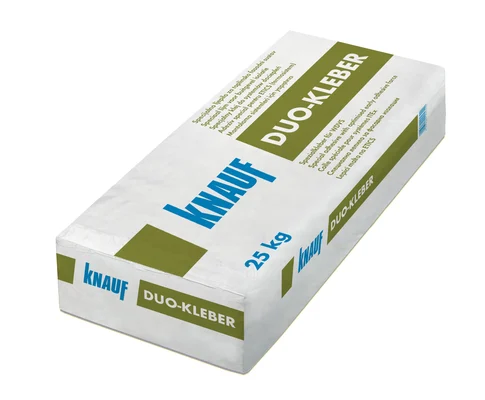 Knauf - Duo-Kleber - Duo-Kleber - Specialūs klijai, skirti dvigubintoms fasadų šiltinimo sistemoms