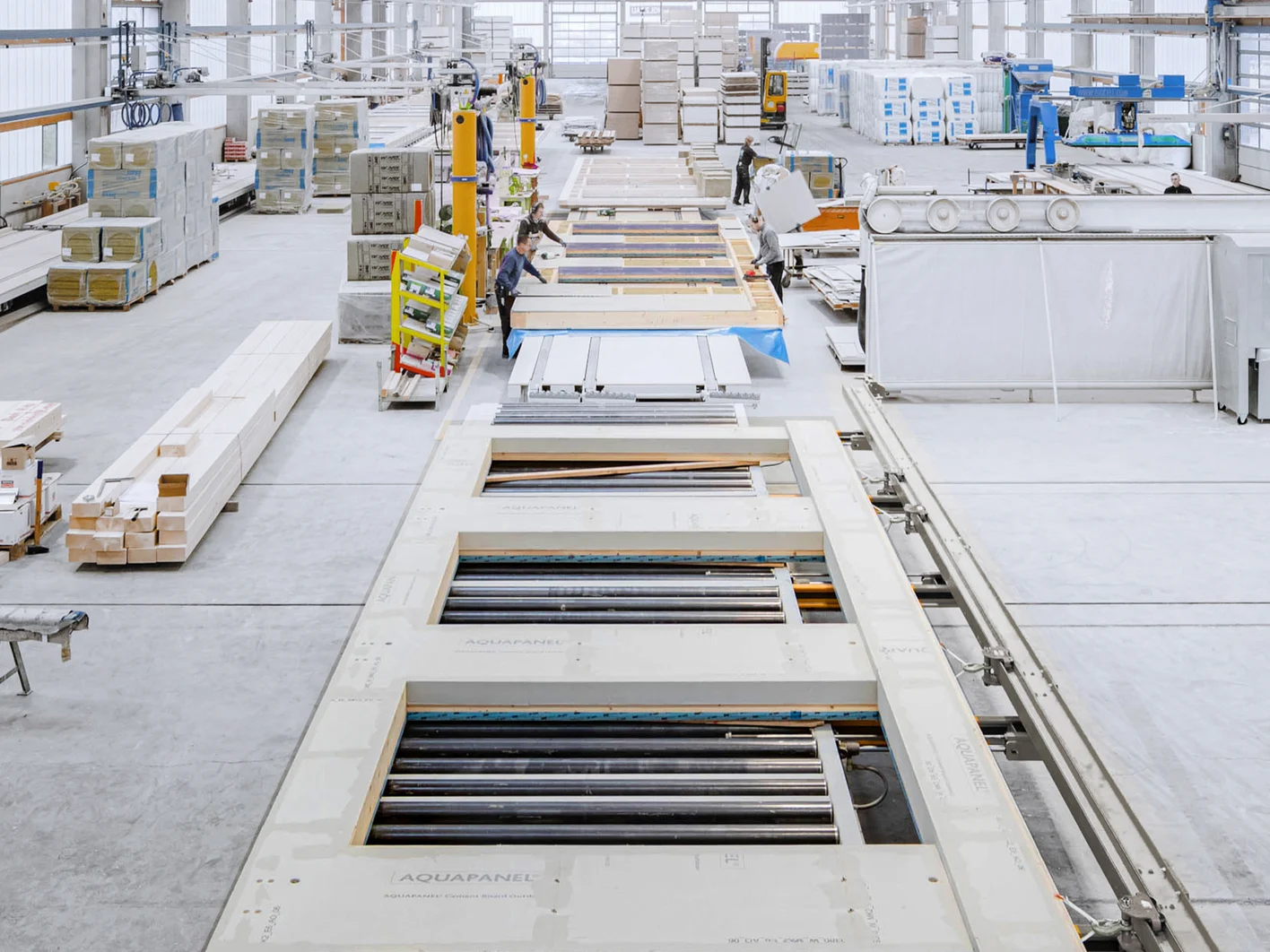 Knauf Elements Produktion Holztafelbau 1