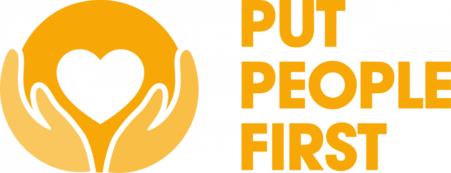 Nachhaltigkeit Logo Put People First
