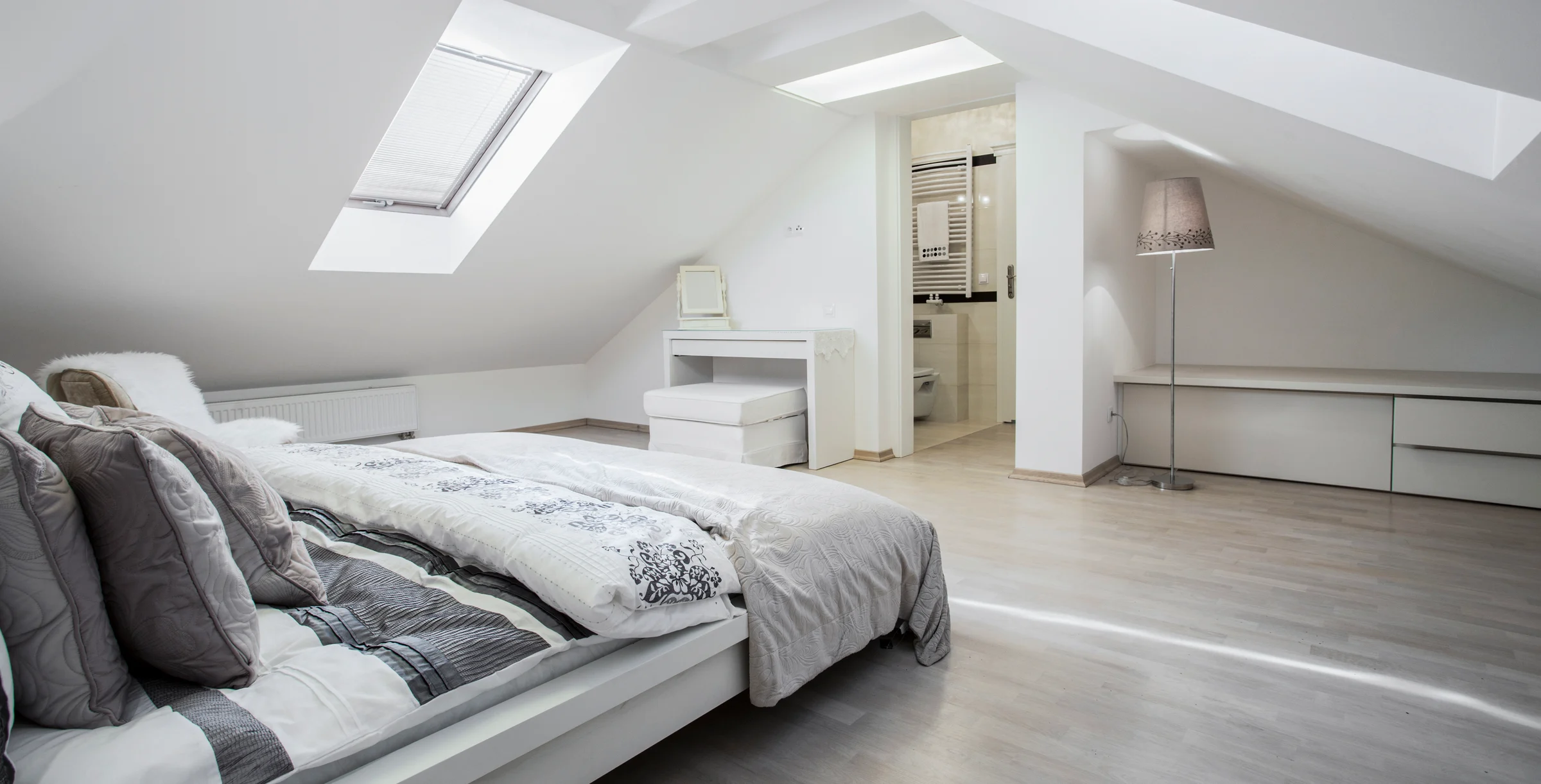 Luxury apartment with double bed
