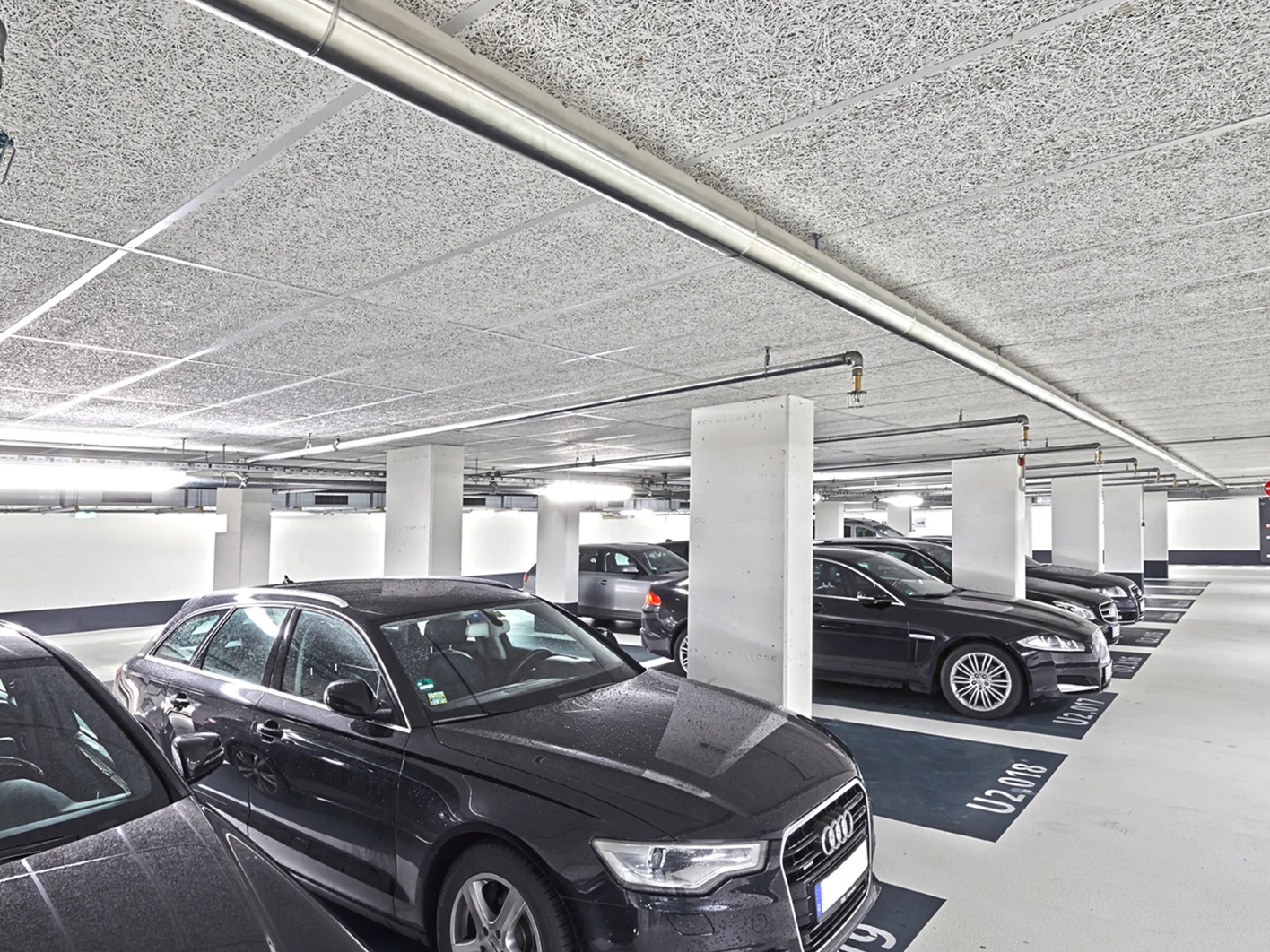 Referenz Heralight Bülow Carré Stuttgart Tiefgarage