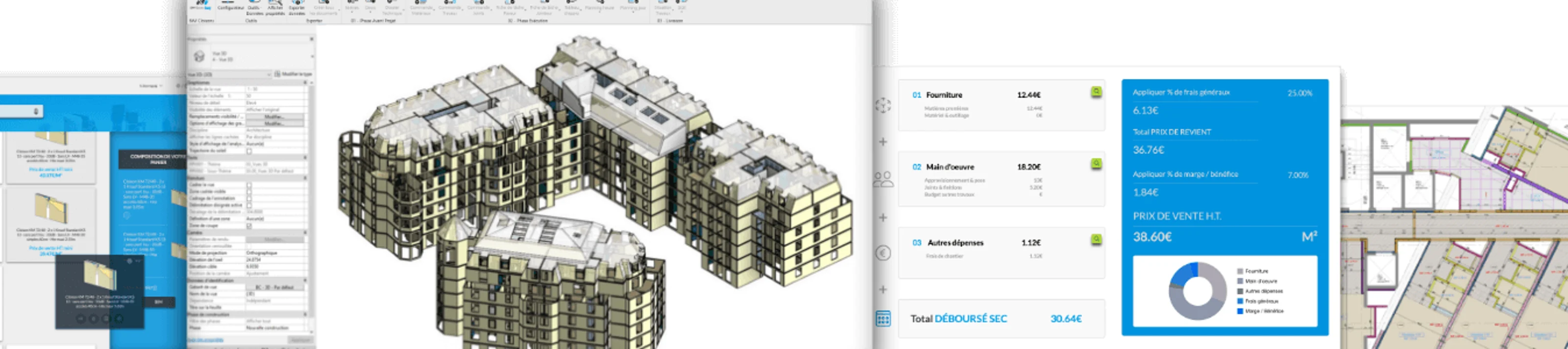logiciel bim cloison