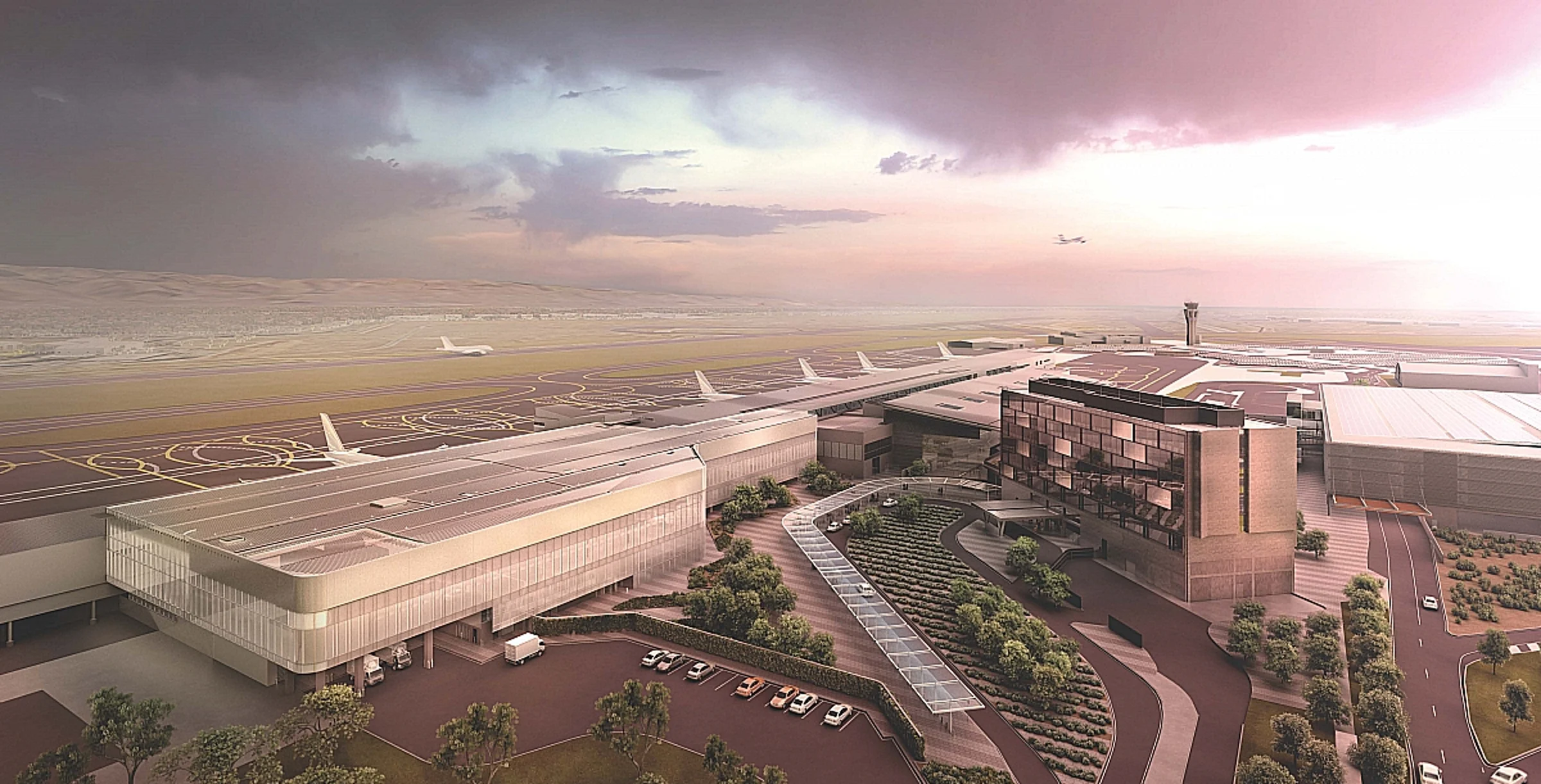 Adelaide Airport External View