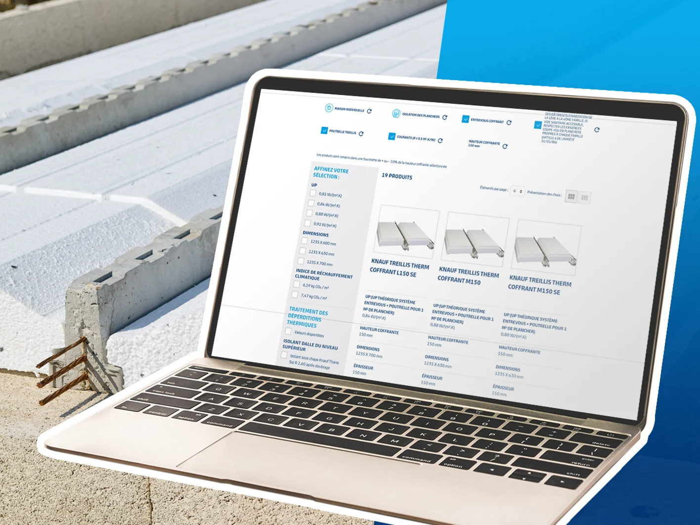 Planchers entrevous : Knauf publie plus de 17 500 valeurs « PSI »