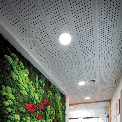 Knauf - Knauf Danoline - Décor Quadril Bord A (Plaza) - ép. 9,5 - Knauf Danoline - décor quadril bord corridor
