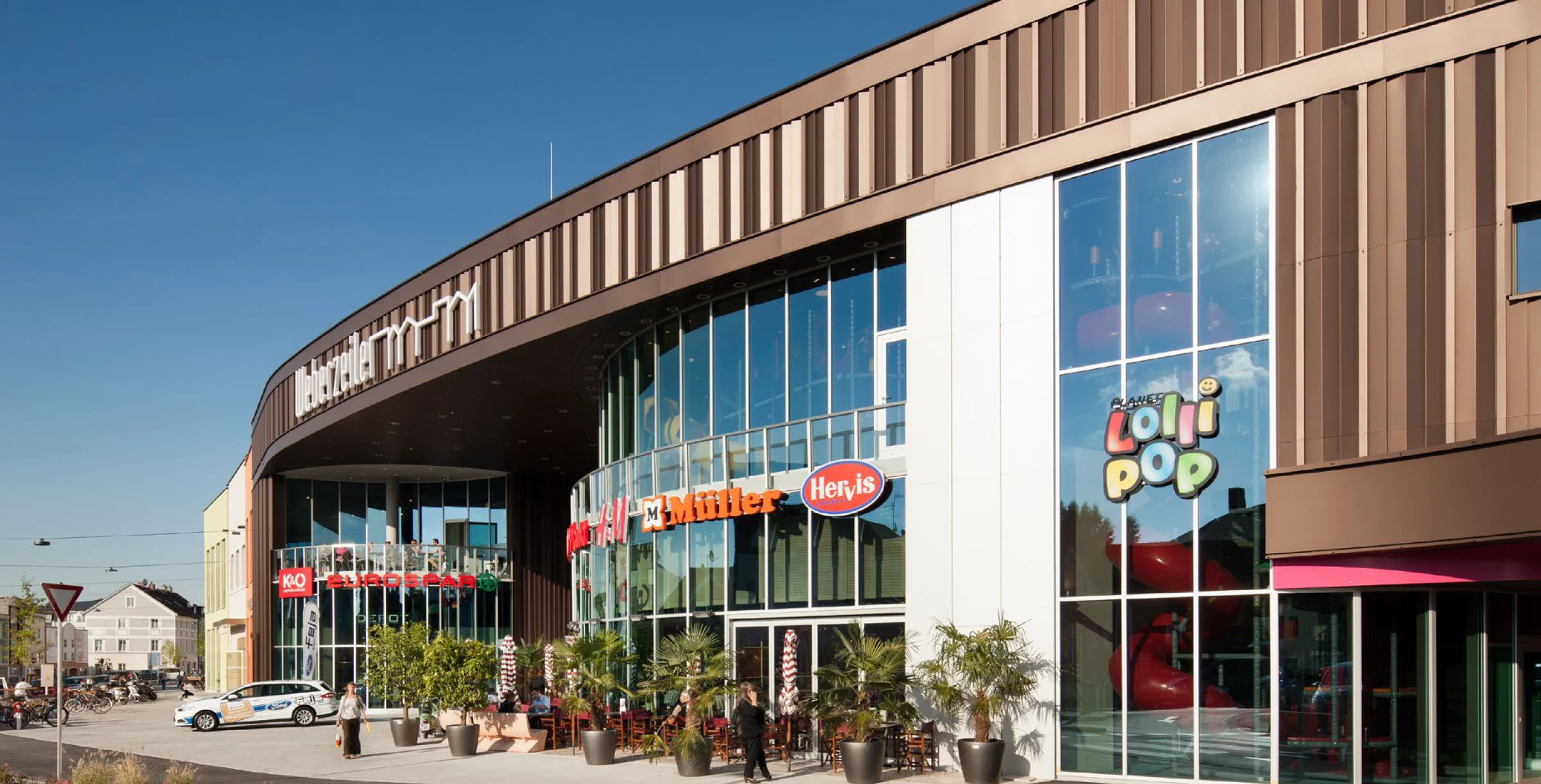 Referenzen, Shoppingcenter Weberzeile in Ried im Innkreis