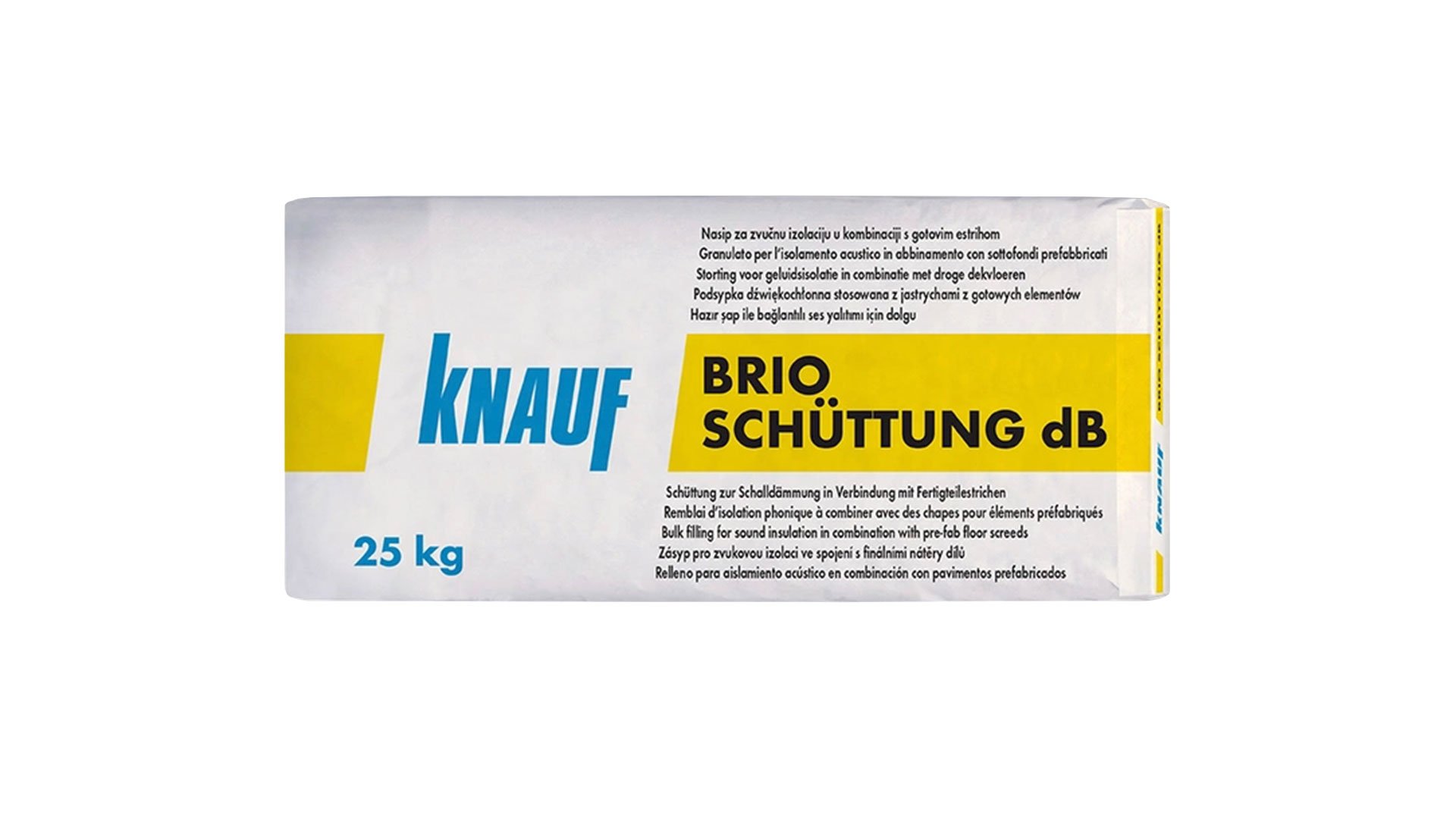 Brio Schuttung DB - Ypač sunkus grindų užpildas, storis 15–150 mm