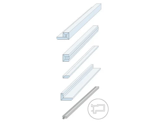 Knauf - Zargenlose Türlaibung Pocket Kit - Zargenlose Türlaibung füe Holzblatt