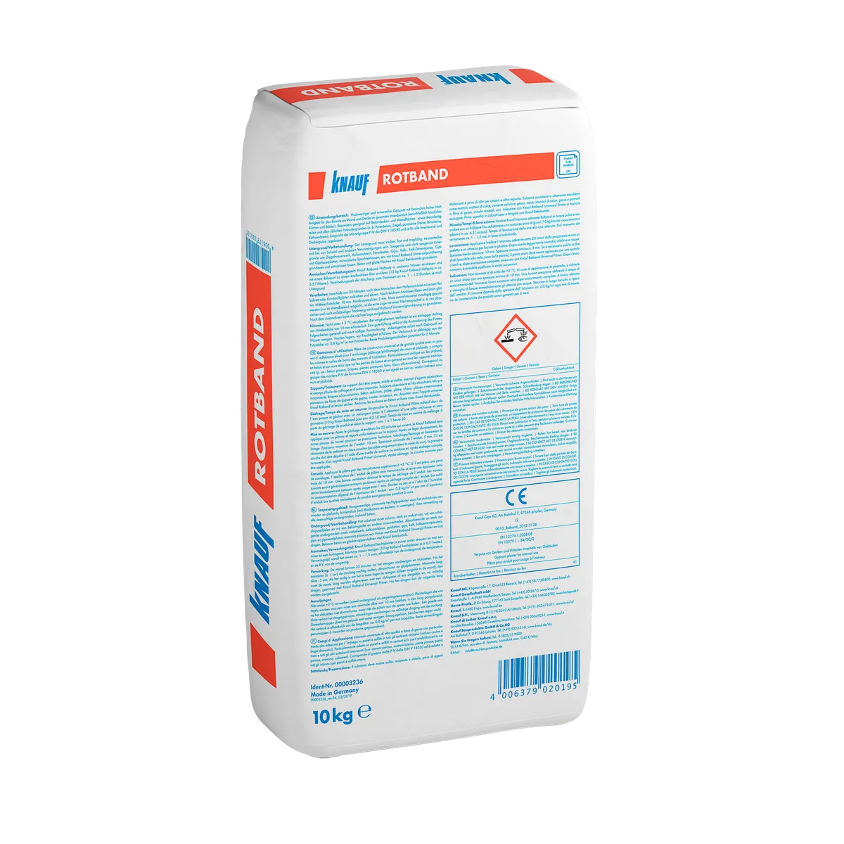 Knauf - Rotband - 4006379020195_Rotband_back_10kg