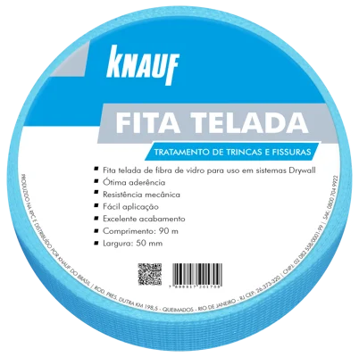 Knauf - Fita Telada para Drywall - Knauf Drywall Fita telada