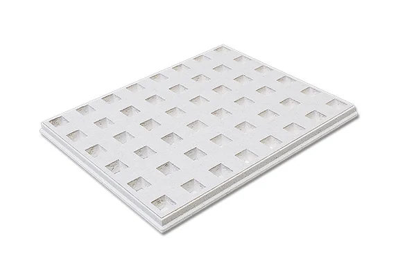 Knauf - Cleaneo Square (Q) Perforated 12/25 Gypsum Board (UFF Edge) - 15158_Cleaneo UFF 12_25 Q 12-5