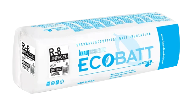 Knauf - LANA DE FIBRA DE VIDRIO ECOBATT - ECOBATT