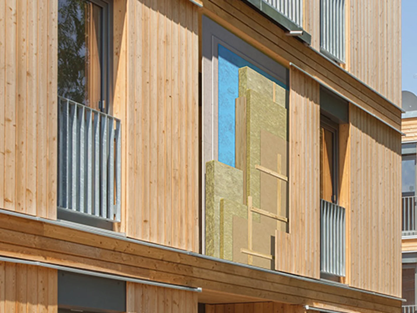 Holzbau Fassaden Dämmplatte HFD 2
