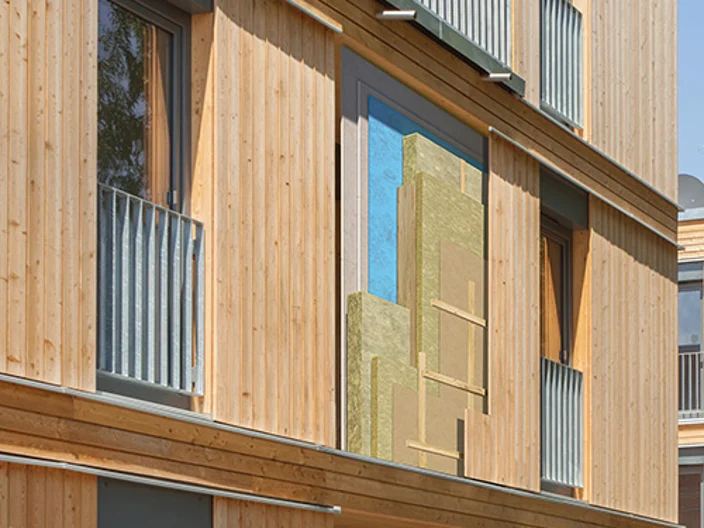 Holzbau Fassaden Dämmplatte HFD 2
