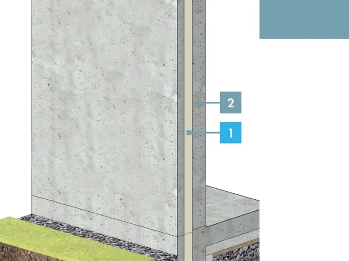 schéma systeme knauf mur b2i
