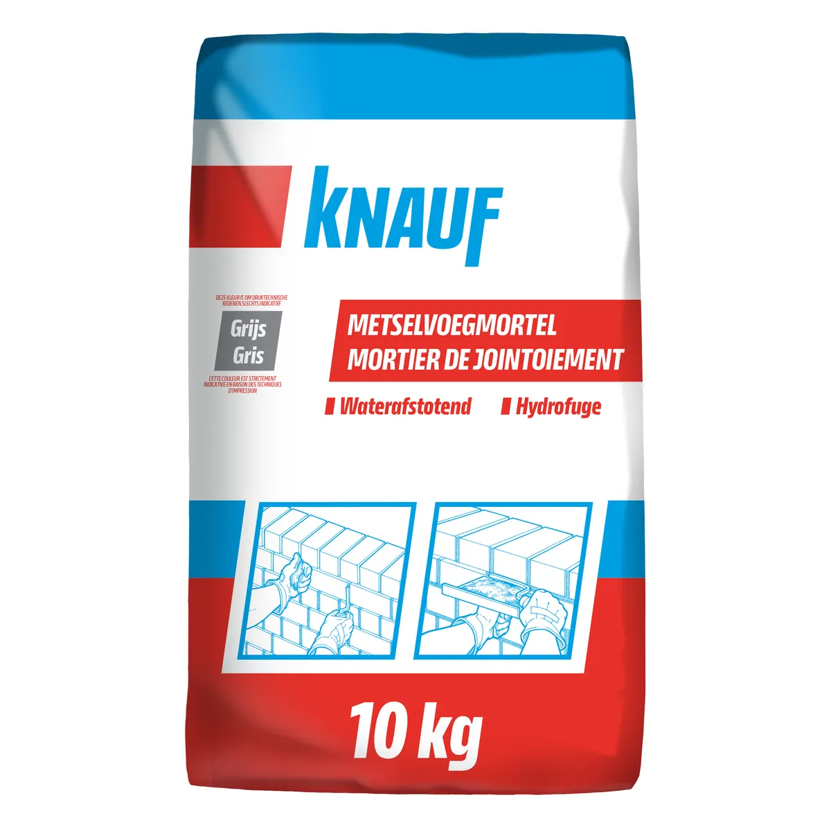 Knauf - Mortier de jointoiement - Mortier de jointoiement gris_10kg_PACK-PROD_C1N1