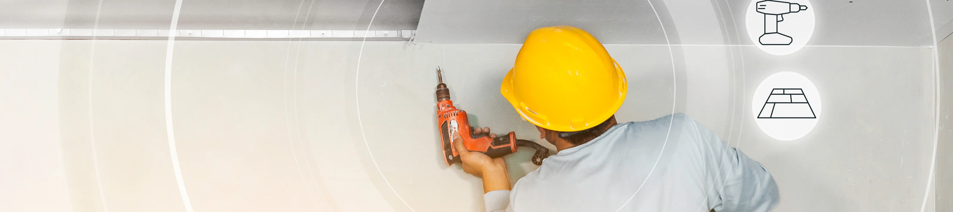 Ceiling installation with expert technicians
