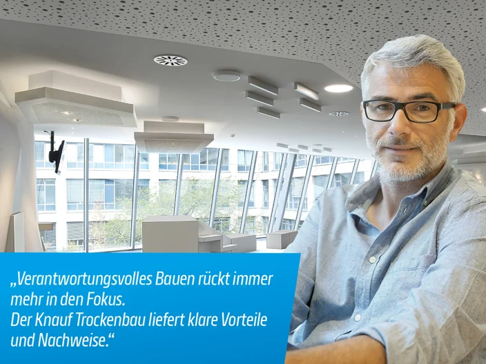 Nachhaltigkeit Verantwortungsbewusst bauen mit Knauf Trockenbau