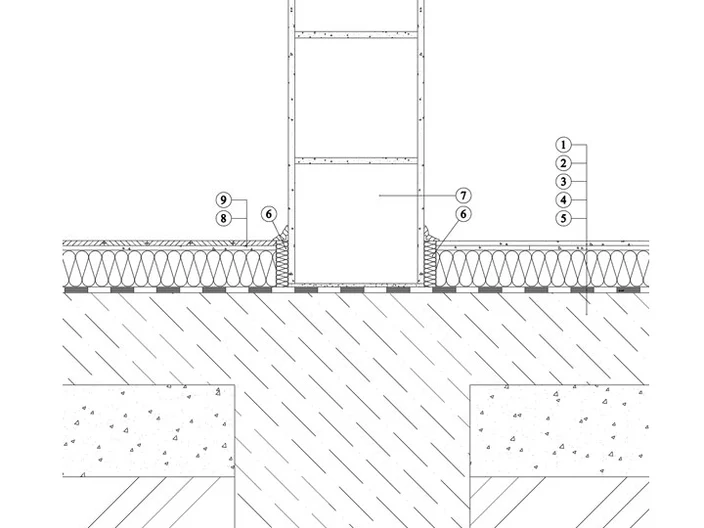 Podlaha CAD detail