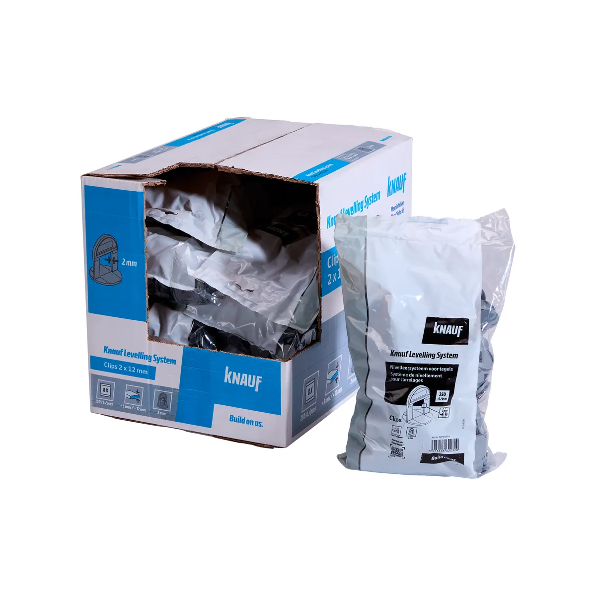 Knauf - Clips KLS 2 mm x 12 mm - Clips KLS 2 mm x 12 mm_25pces_PACK-PROD_C1C0