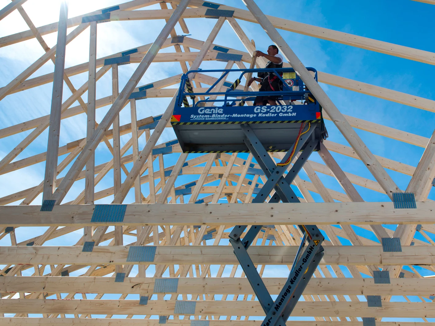 Knauf Elements Nagelplattenbinder Installation 1
